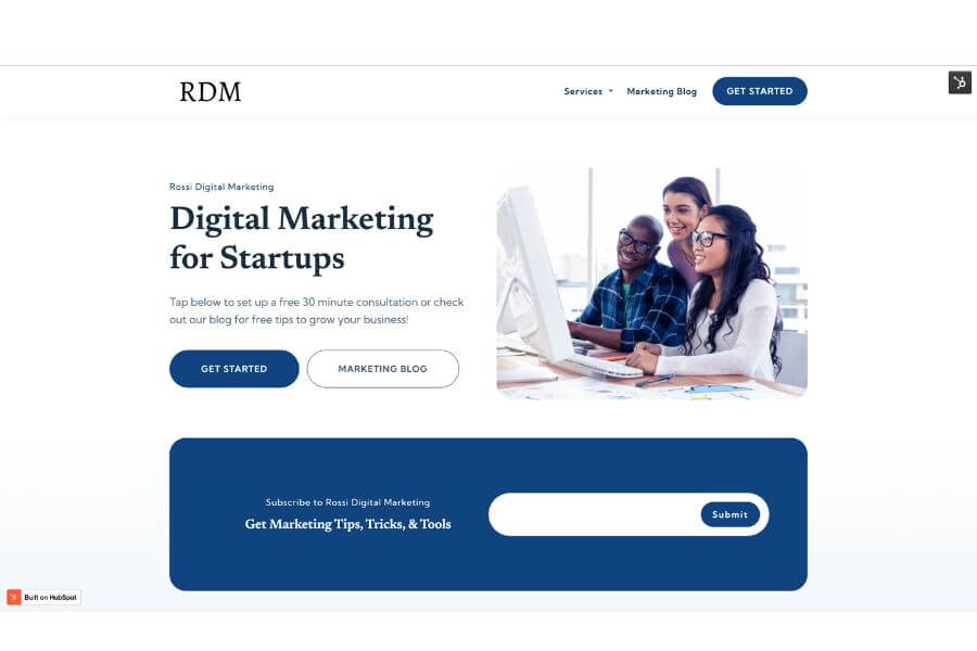 rossi digital marketing company client RDM