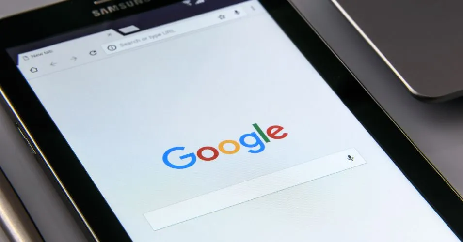 google ads biggest mistakes header with google tablet searchbar