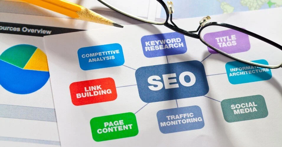 seo tips and tricks on a piece of paper